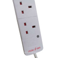 4 SOCKET SOCKECHE Surge Protector Power Strip UK